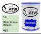 Preview: Kia, Metal Stream Metallic, MST: 500ml Lackdose, von ATW Autoteile West.